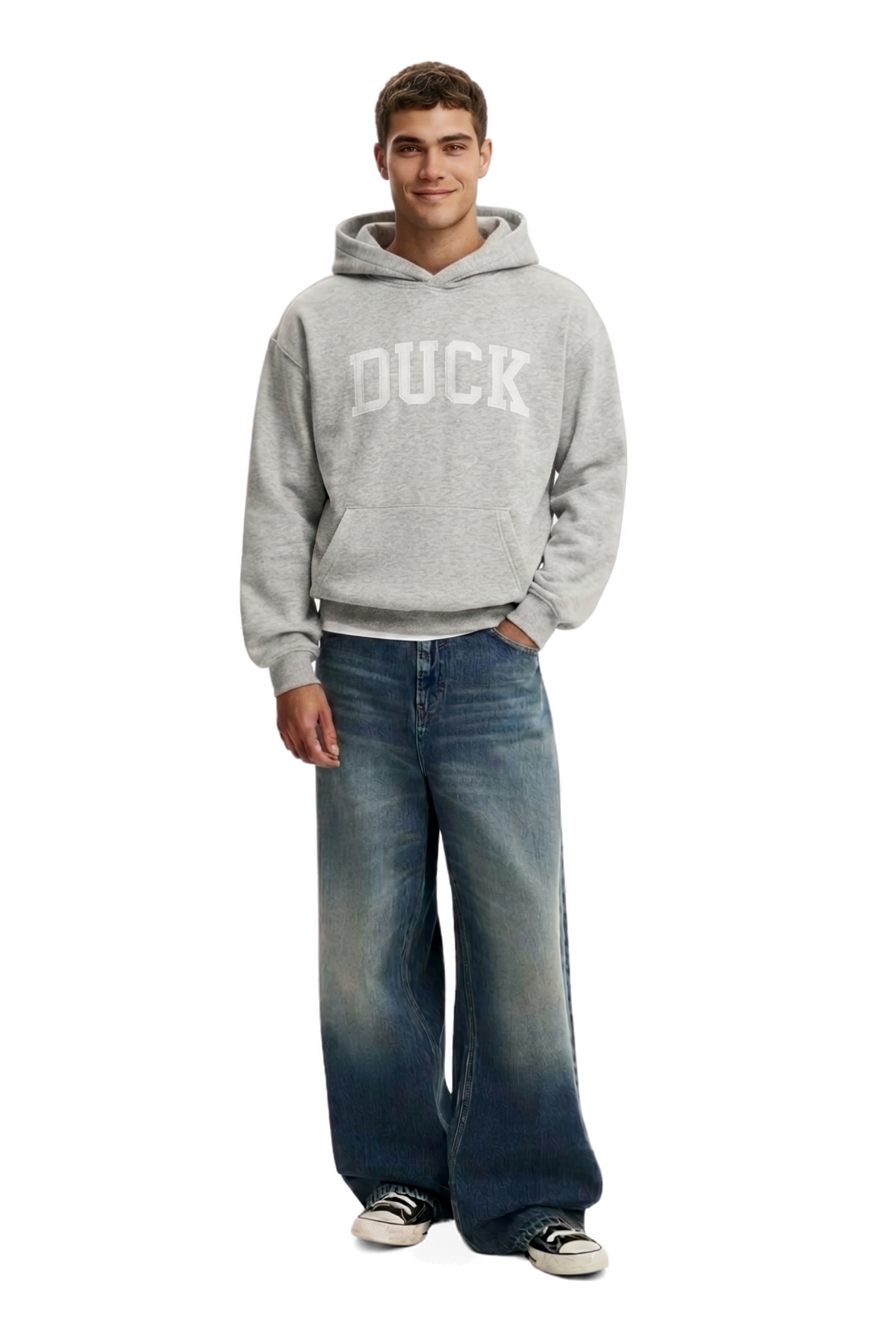 Nørregade Hoodie, Grey Melange-2