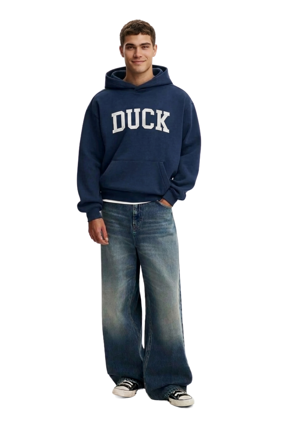 Nørregade Hoodie, Navy-2