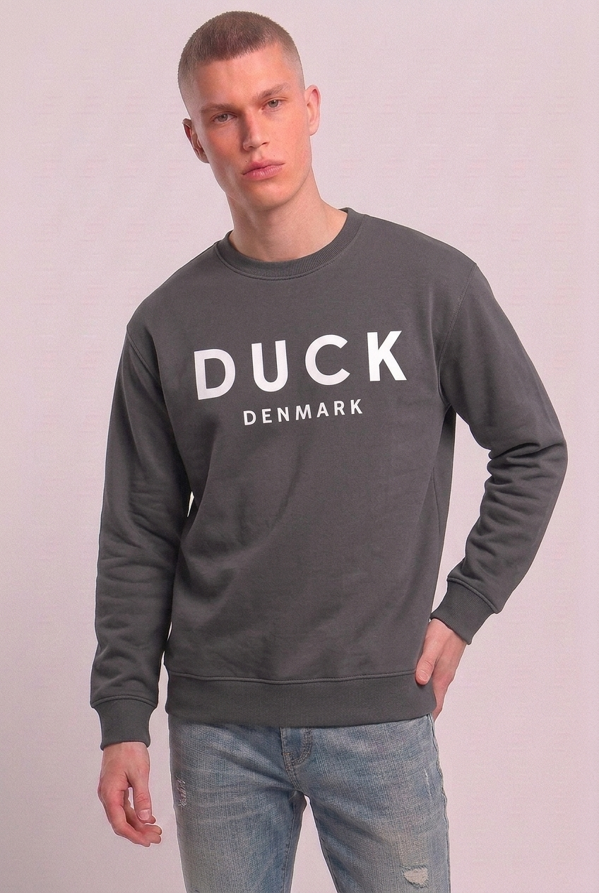 Boulevarden Crewneck, Charcoal