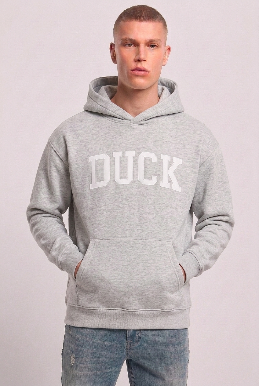Nørregade Hoodie, Grey Melange