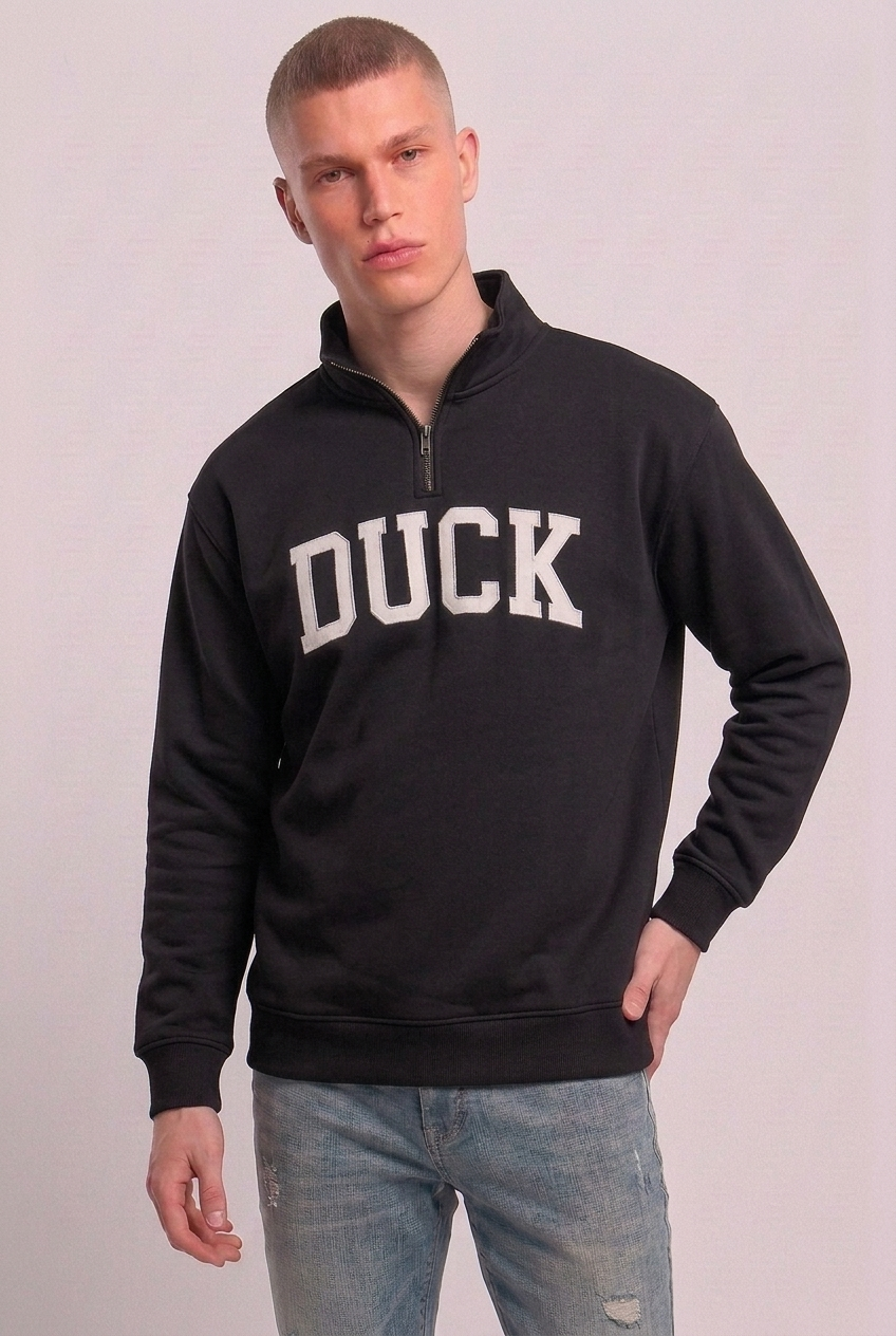 Nørregade Half Zip, Black